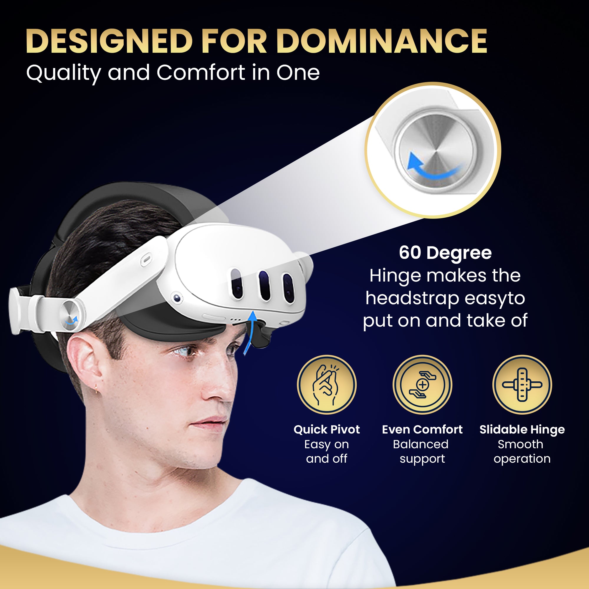 Oculus Quest 3 Headstrap | Oculus Quest 3 | CYBVR Technology