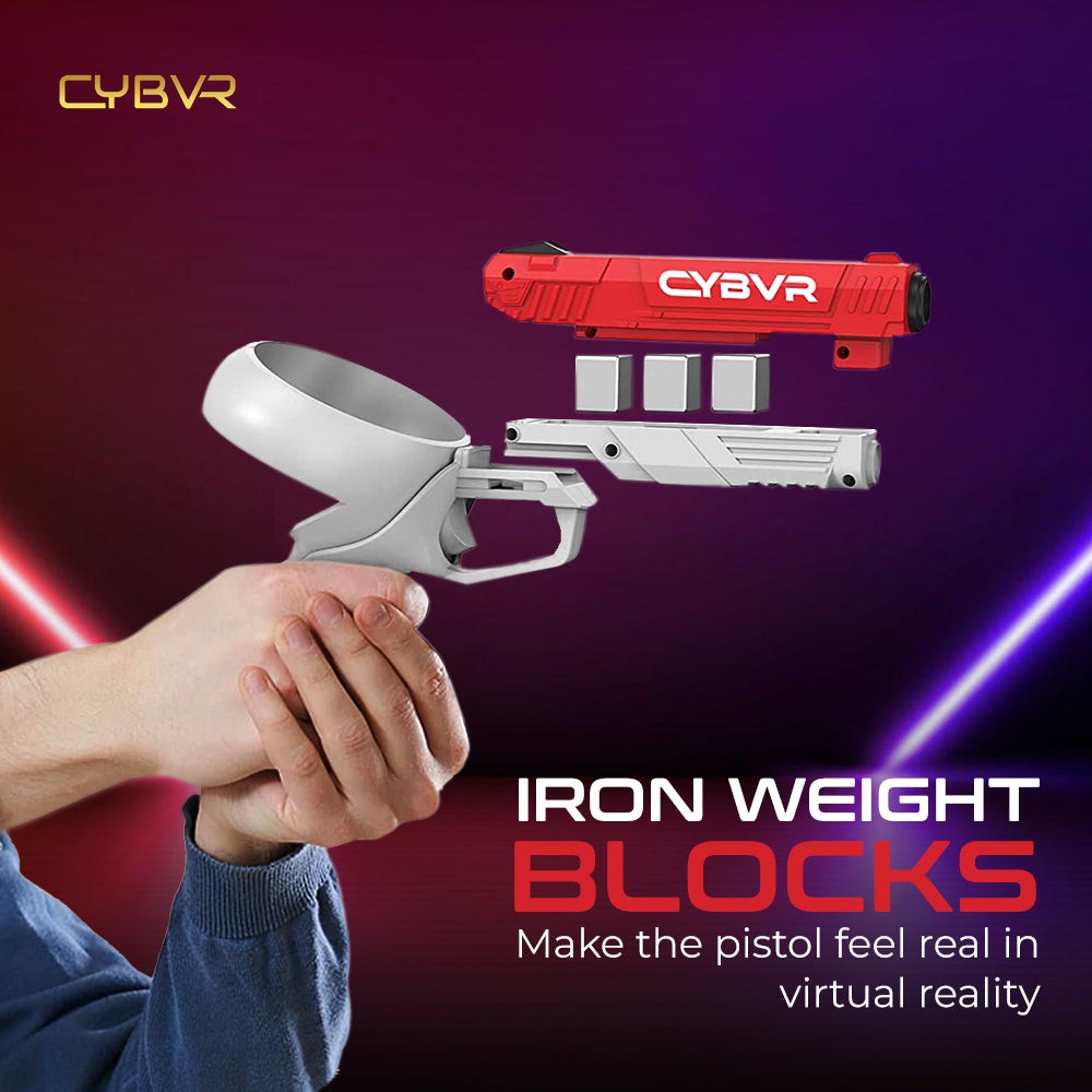 Oculus Plus Gun Oculus Quest 2 Gun Stock | VR Gun Stock | CYBVR Technology